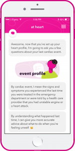 example of at heart app event profile