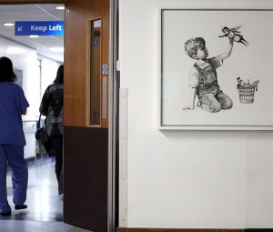 New Banksy artwork pays tribute to NHS heroes