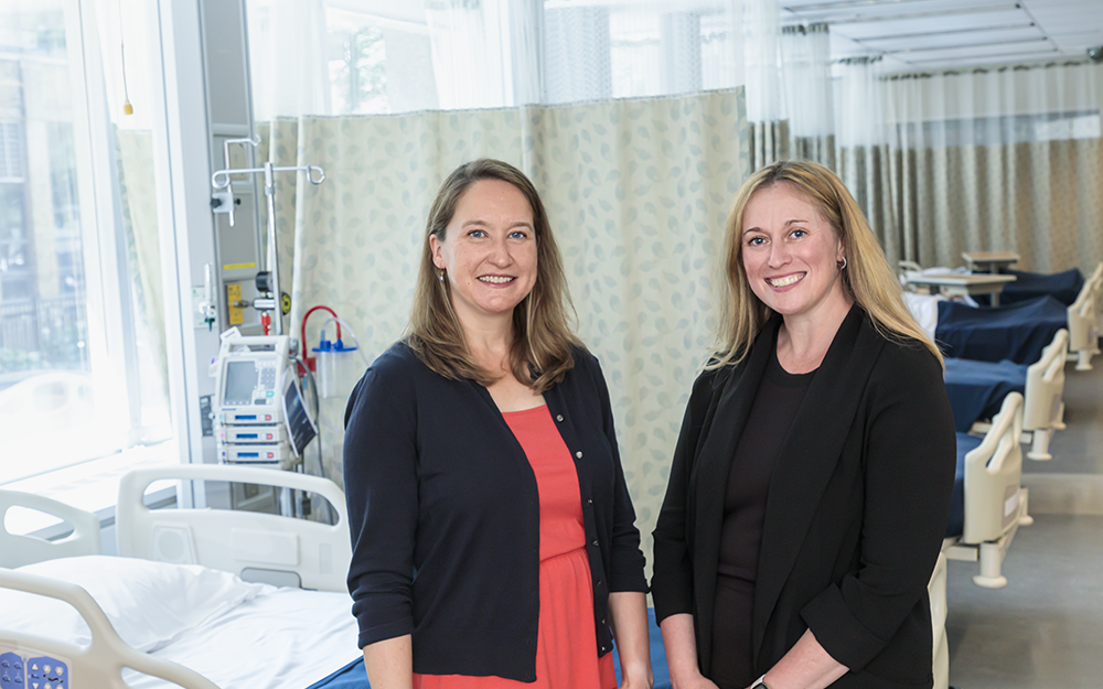 Robyn Stremler and Jordana McMurray in Sim Lab